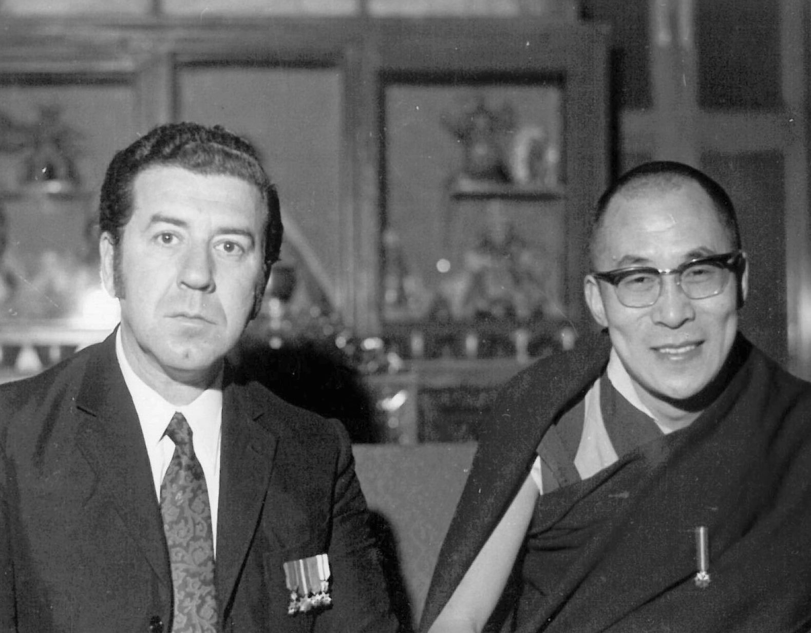 Dalai Lama with Eddy Novarro